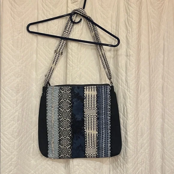 NWOT Demdaco Your Journey Indigo Crossbody Bag - Picture 7 of 12